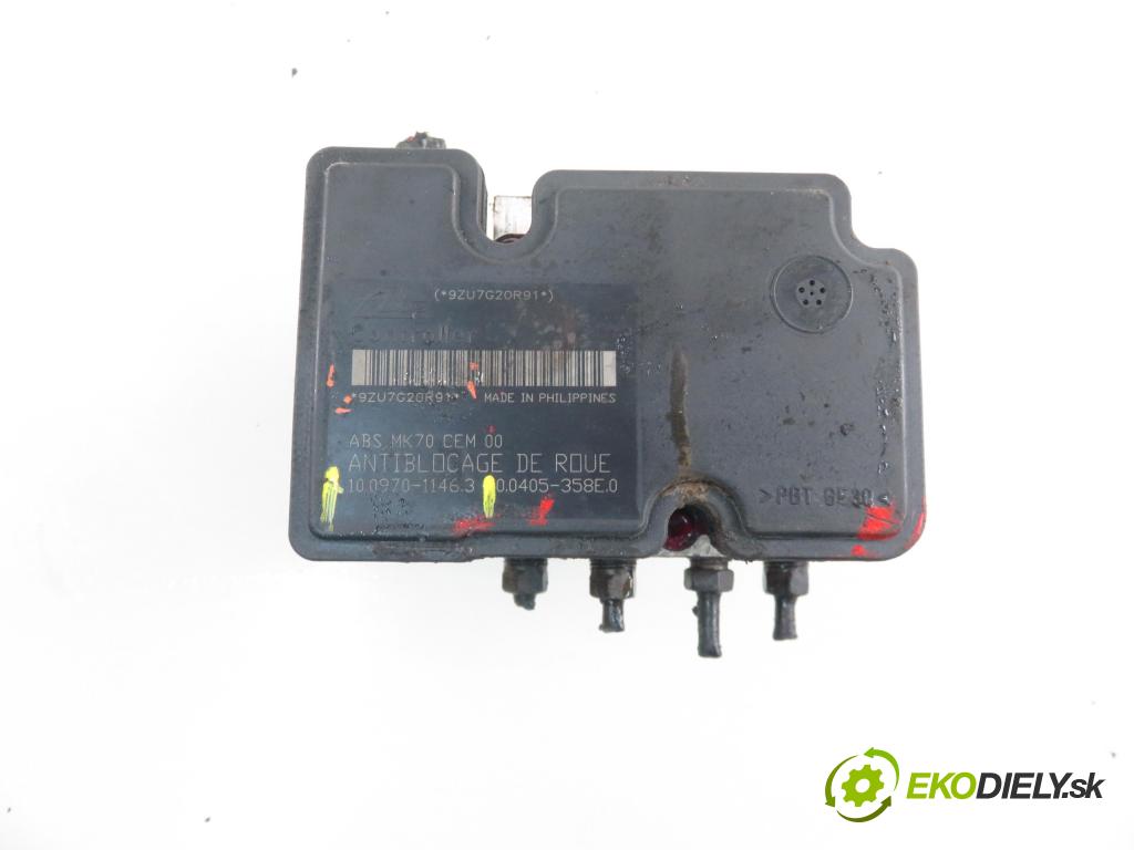 PEUGEOT 207 (WA_, WC_) HB 2007 88,00 1.6 16V VTi - 5FW (EP6) 1598,00 Pumpa ABS 10097011463 (Pumpy ABS)