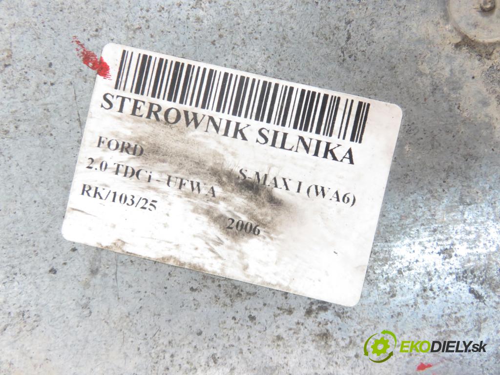 FORD S-MAX (WA6) MINIVAN 2006 103,00 2.0 TDCi - UFWA 1997,00 Riadiaca jednotka Motor 5WS40402N