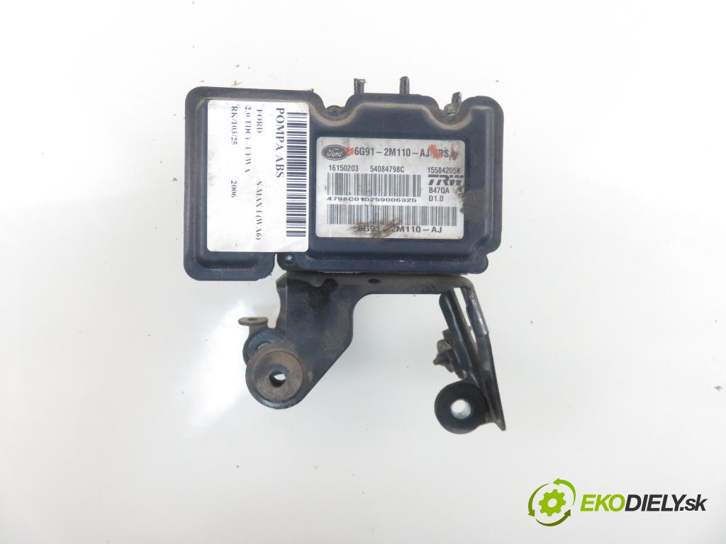 FORD S-MAX (WA6) MINIVAN 2006 103,00 2.0 TDCi - UFWA 1997,00 Pumpa ABS 6G912M110AJ (Pumpy ABS)