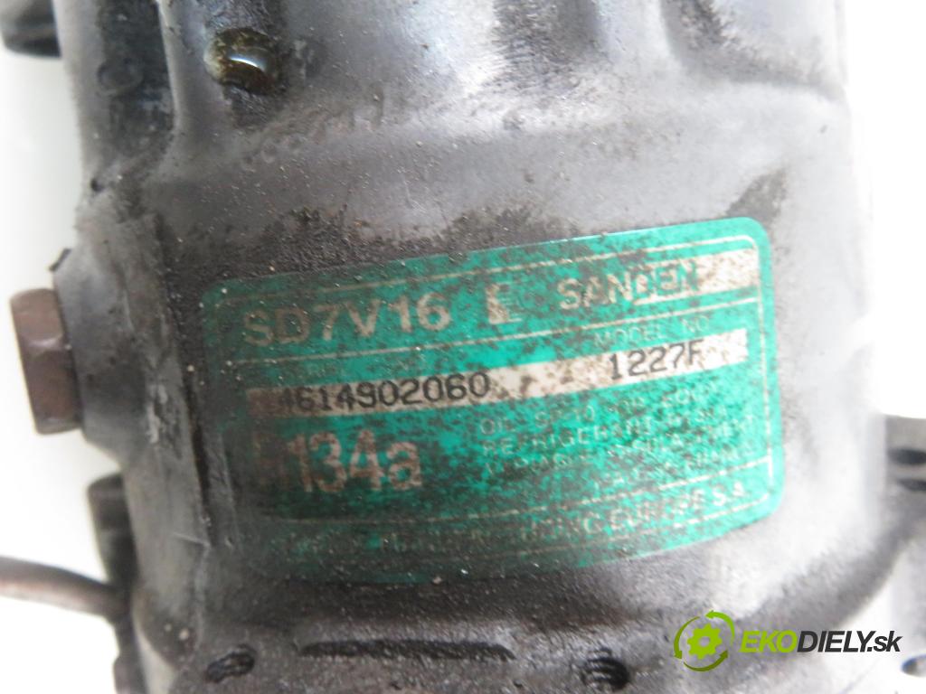 PEUGEOT 206 CC (2D) C/C 2002 80,00 1.6 16V - NFU 1587,00 KOMPRESOR: klimatizácie  (Kompresory klimatizácie)