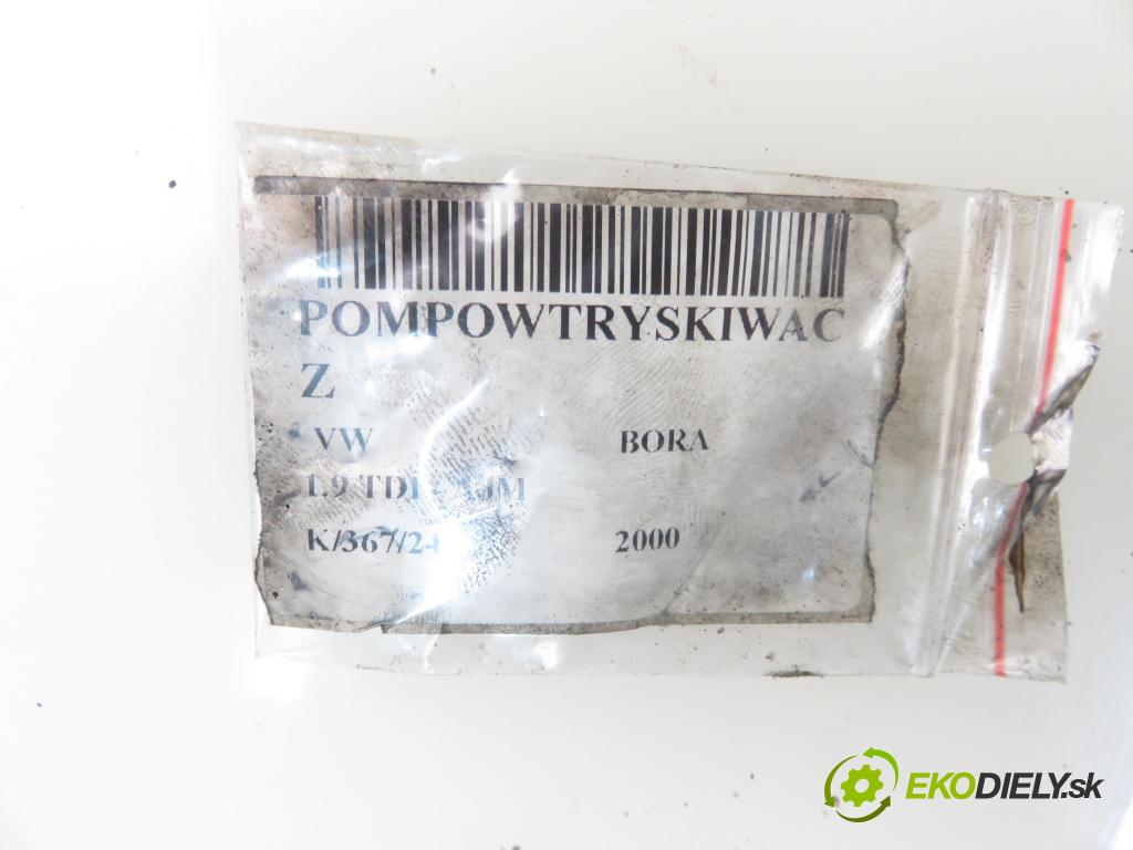 VW BORA (1J2) SEDAN 2000 85,00 1.9 TDI PD 115 - AJM 1896,00 Vstrekovač 038130073F ; 0414720007 (Vstrekovače)