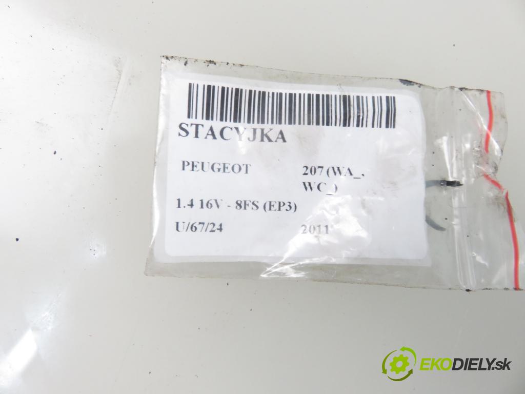PEUGEOT 207 (WA_, WC_) HB 2011 70,00 1.4 16v VTI 95 - 8FS 1397,00 spinačka 36410602 (Spínacie skrinky a kľúče)