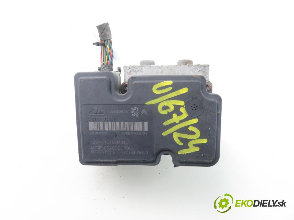 PEUGEOT 207 (WA_, WC_) HB 2011 70,00 1.4 16v VTI 95 - 8FS 1397,00 Pumpa ABS 9675099880 ; 10020701574 ; 10097011683 (Pumpy ABS)