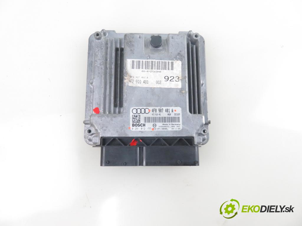 AUDI A6 (4F2, C6) SEDAN 2005 132,00 2.7 TDI 180 - BPP 2698,00 Riadiaca jednotka Motor 4F0907401A ; 0281012155