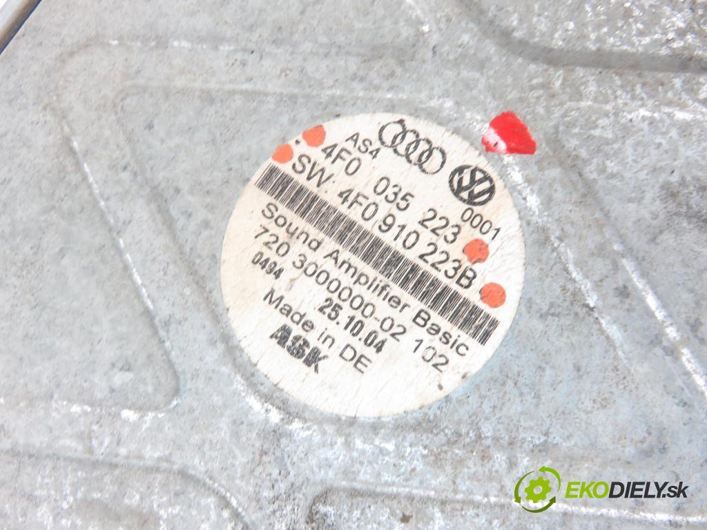 AUDI A6 (4F2, C6) SEDAN 2005 132,00 2.7 TDI 180 - BPP 2698,00 Zosilňovač 4F0035223 ; 4F0910223B (Zosilňovače)