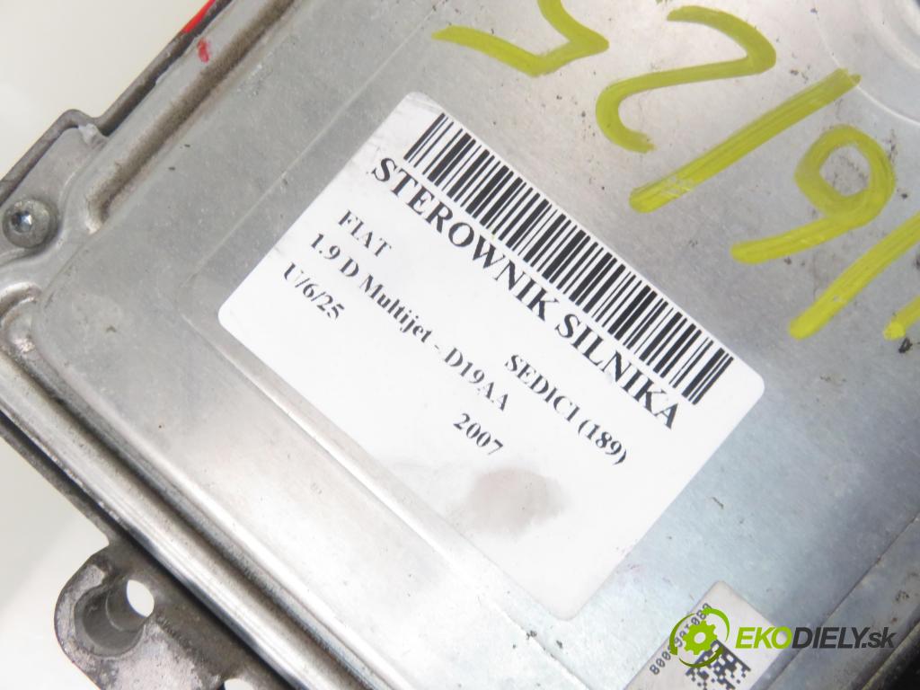 FIAT SEDICI (189_) CROSSOVER 2007 88,00 1.9 D Multijet - D19AA 1910,00 Riadiaca jednotka Motor 0281012992 ; 55204652