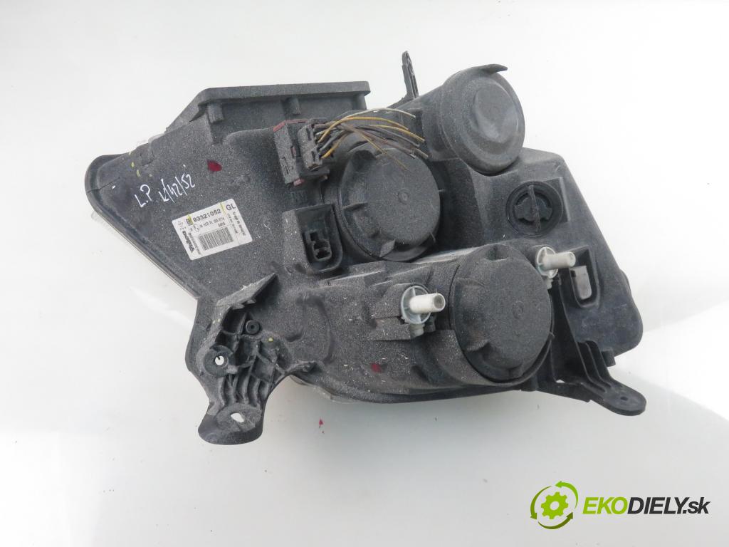 OPEL MERIVA A nadwozie wielkoprzestrzenne (MPV) (X03) HB 2006 77,00 1.6 16V 105 - Z 16 XEP 1598,00 světlo LP 93321052
