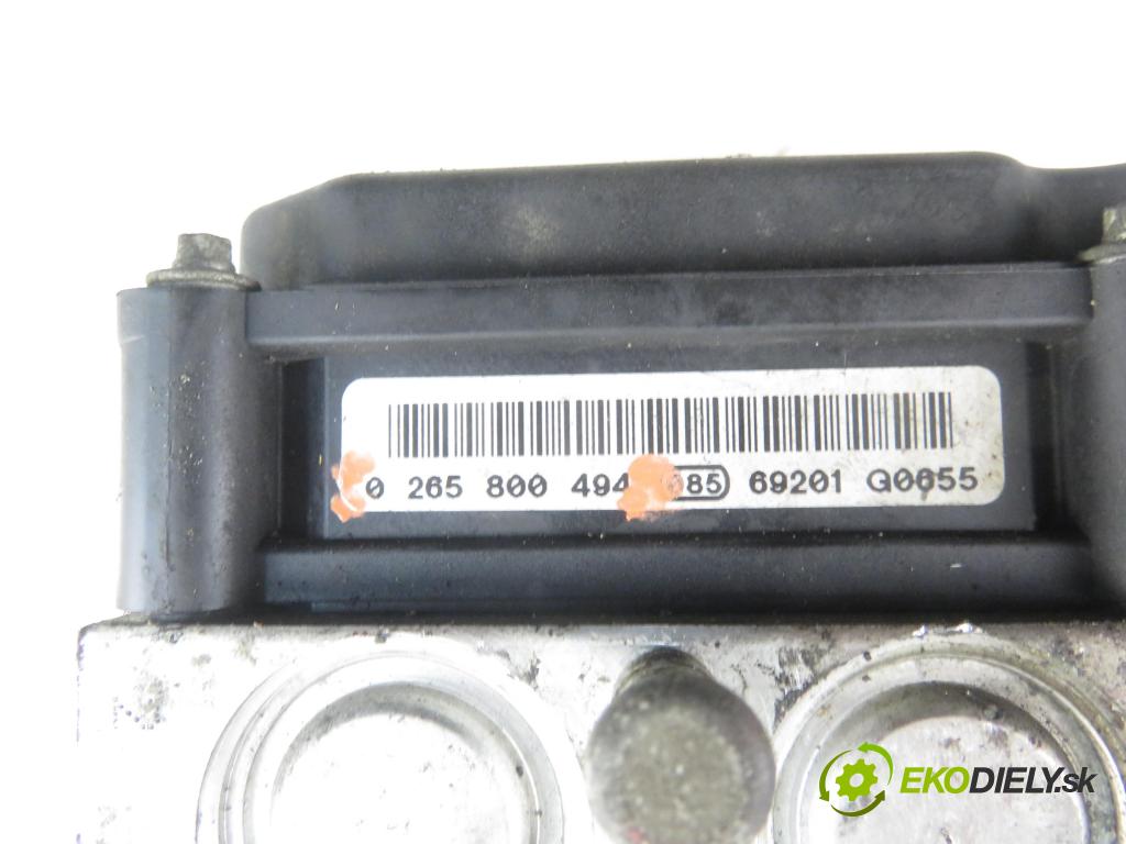 FIAT SEDICI (189_) CROSSOVER 2007 88,00 1.9 D Multijet - D19AA 1910,00 Pumpa ABS 0265800494 ; 0265231670 (Pumpy ABS)