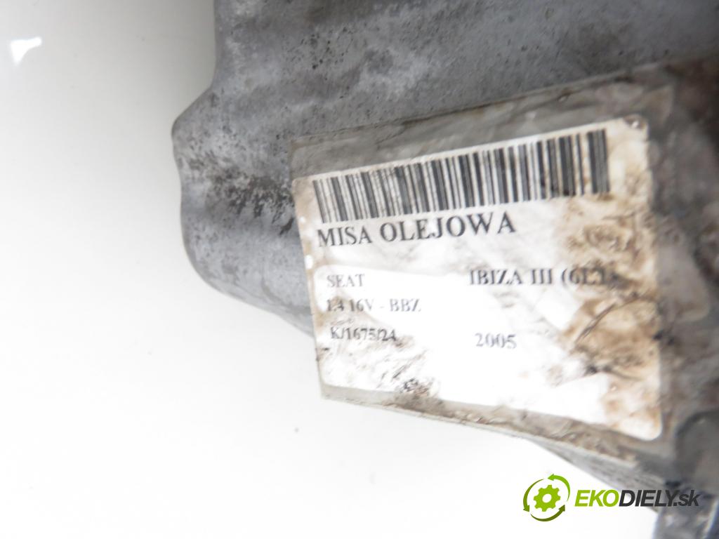 SEAT IBIZA III (6L1) HB 2005 74,00 1.4 16V - BBZ 1390,00 vana olejová 032103603AB (Olejové vany)