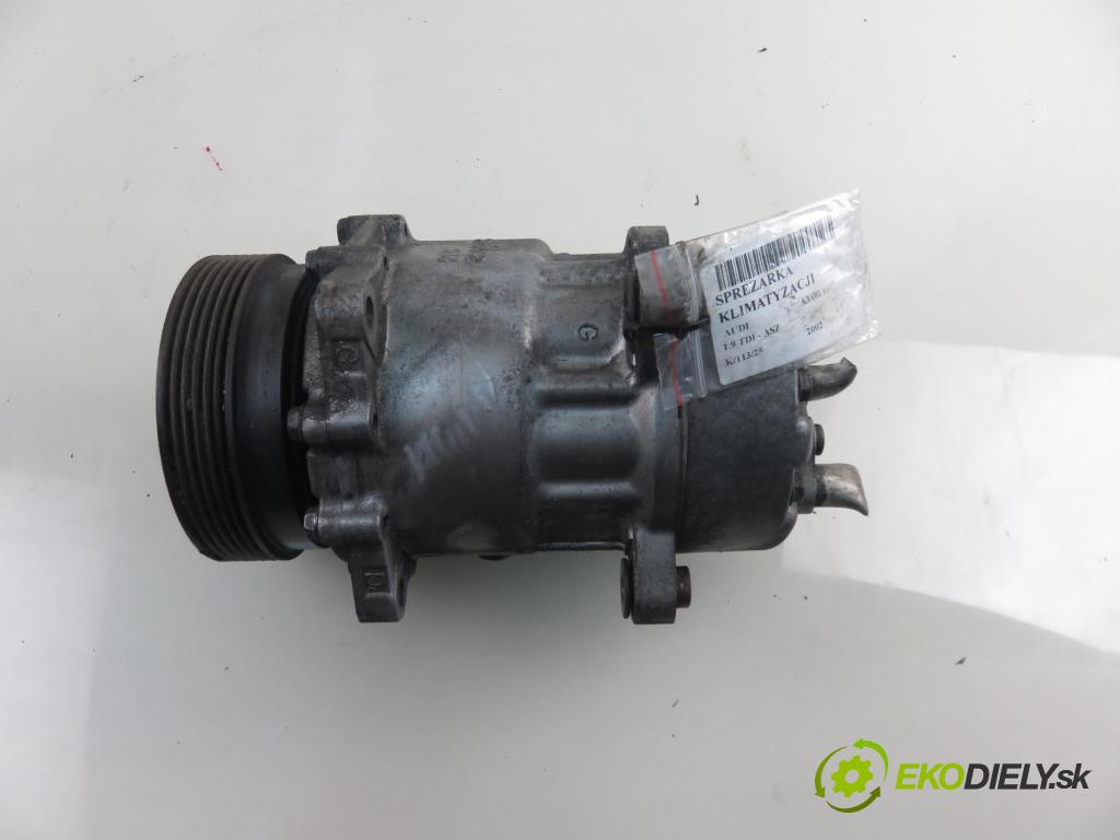 AUDI A3 (8L1) HB 2002 96,00 1.9 TDI PD 130 - ASZ 1896,00 KOMPRESOR: klimatizácie 1J0820803K (Kompresory klimatizácie)