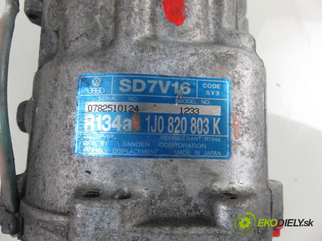 AUDI A3 (8L1) HB 2002 96,00 1.9 TDI PD 130 - ASZ 1896,00 KOMPRESOR: klimatizácie 1J0820803K (Kompresory klimatizácie)