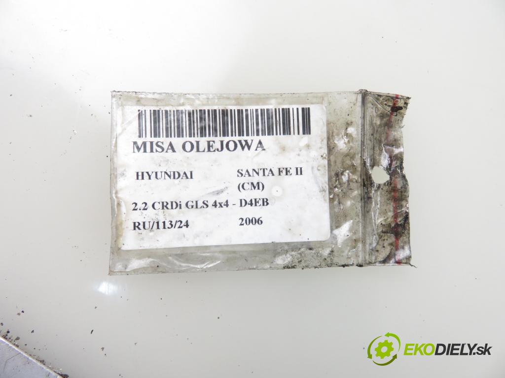 HYUNDAI SANTA FÉ II (CM) SUV 2006 110,00 2.2 CRDi GLS 4x4 150 - D4EB 2188,00 vana olejová  (Olejové vany)