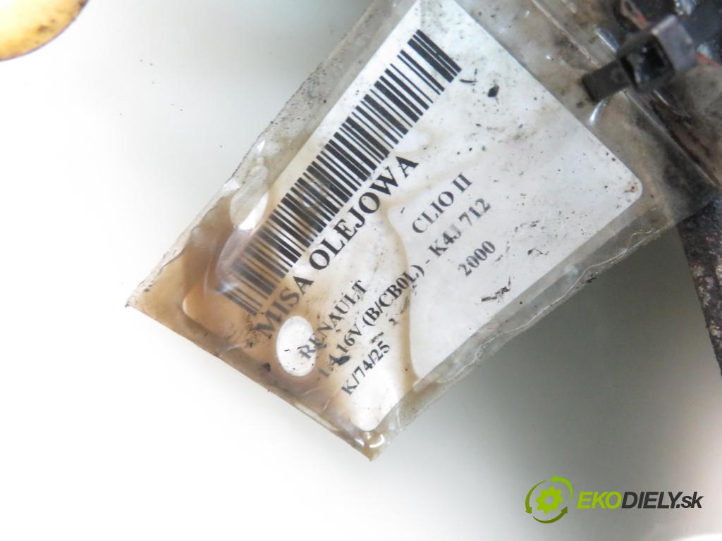 RENAULT CLIO II (BB_, CB_) HB 2000 70,00 1.4 16V 95 - K4J 712 1390,00 vana olejová  (Olejové vany)