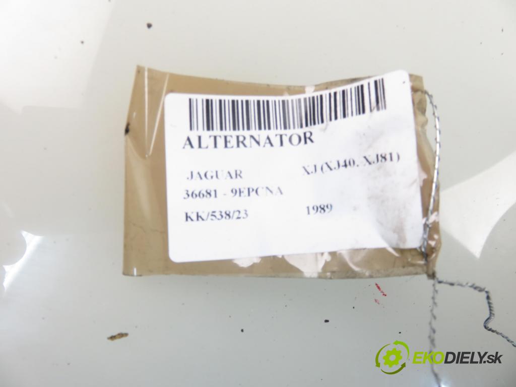 JAGUAR XJ (XJ40, XJ81) SEDAN 1989 163,00 4.0 36681 222 - 9EPCNA 3980,00 Alternátor 0120469808 (Alternátory)