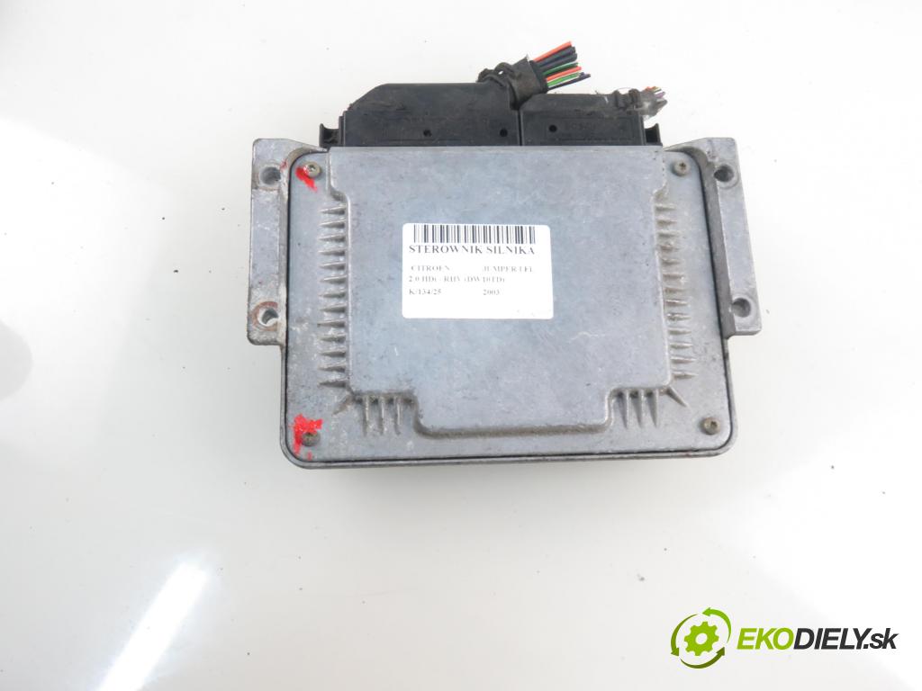 CITROEN JUMPER Skrzynia (244) FURGON 2003 62,00 2.0 HDi - RHV (DW10TD) 1997,00 Riadiaca jednotka Motor 0281010346 ; 9646138580