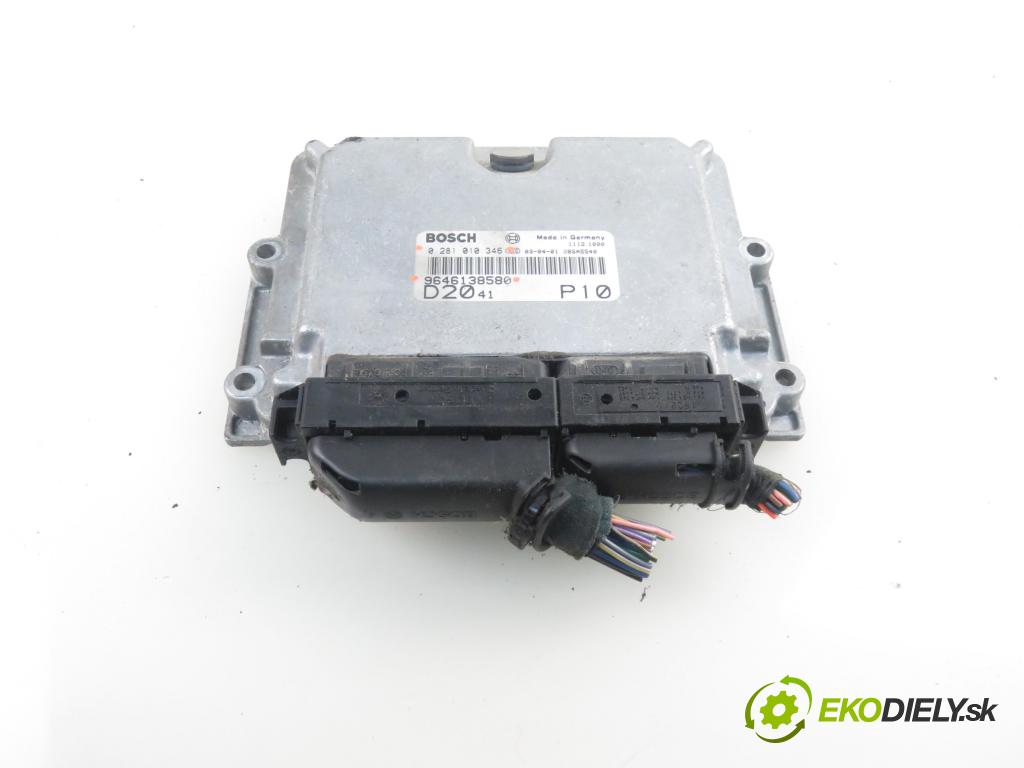 CITROEN JUMPER Skrzynia (244) FURGON 2003 62,00 2.0 HDi - RHV (DW10TD) 1997,00 Riadiaca jednotka Motor 0281010346 ; 9646138580