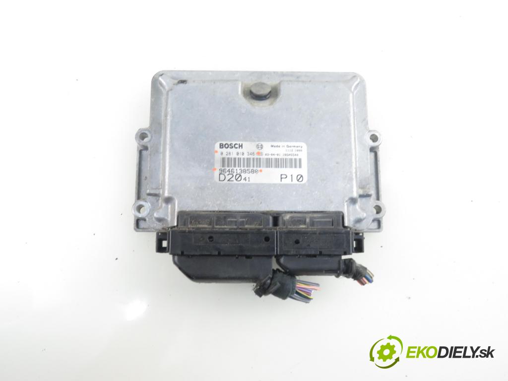 CITROEN JUMPER Skrzynia (244) FURGON 2003 62,00 2.0 HDi - RHV (DW10TD) 1997,00 Riadiaca jednotka Motor 0281010346 ; 9646138580