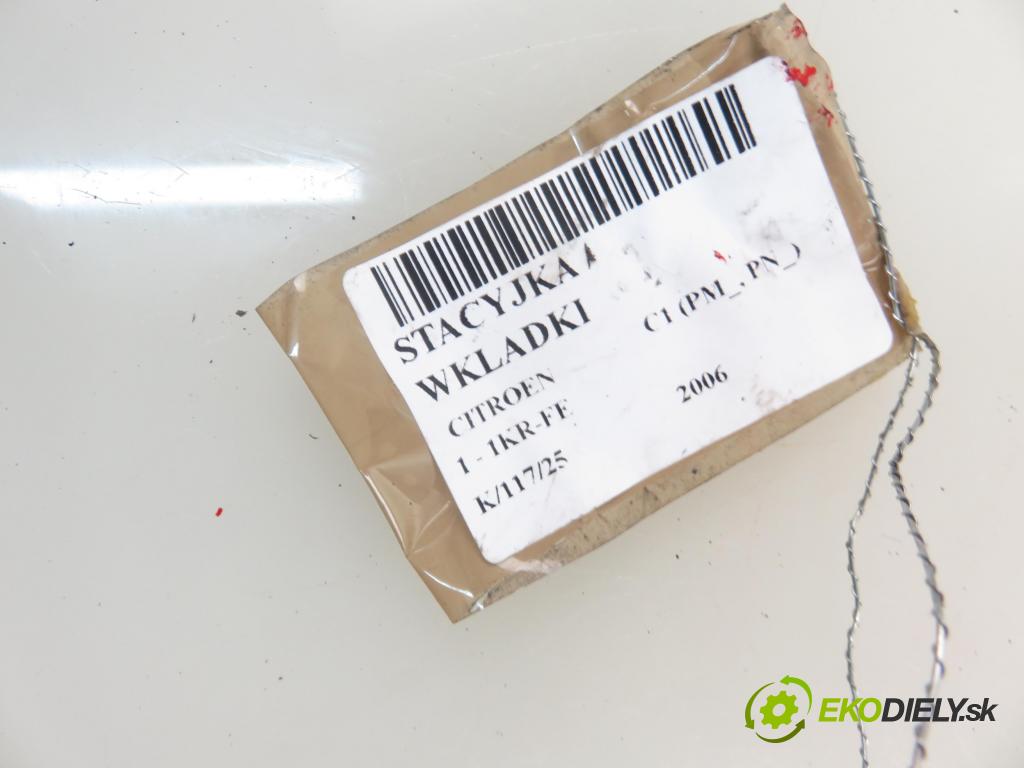 CITROEN C1 (PM_, PN_) HB 2006 50,00 1.0 12V R3 68 - 1KR-FE 998,00 spinačka 12631 (Spínacie skrinky a kľúče)