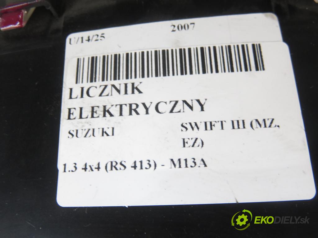 SUZUKI SWIFT III (MZ, EZ) HB 2007 68,00 1.3 4x4 (RS 413) - M13A 1328,00 Prístrojovka elektrický 3410073KF0 ; 3410063JE ; A2C53219915