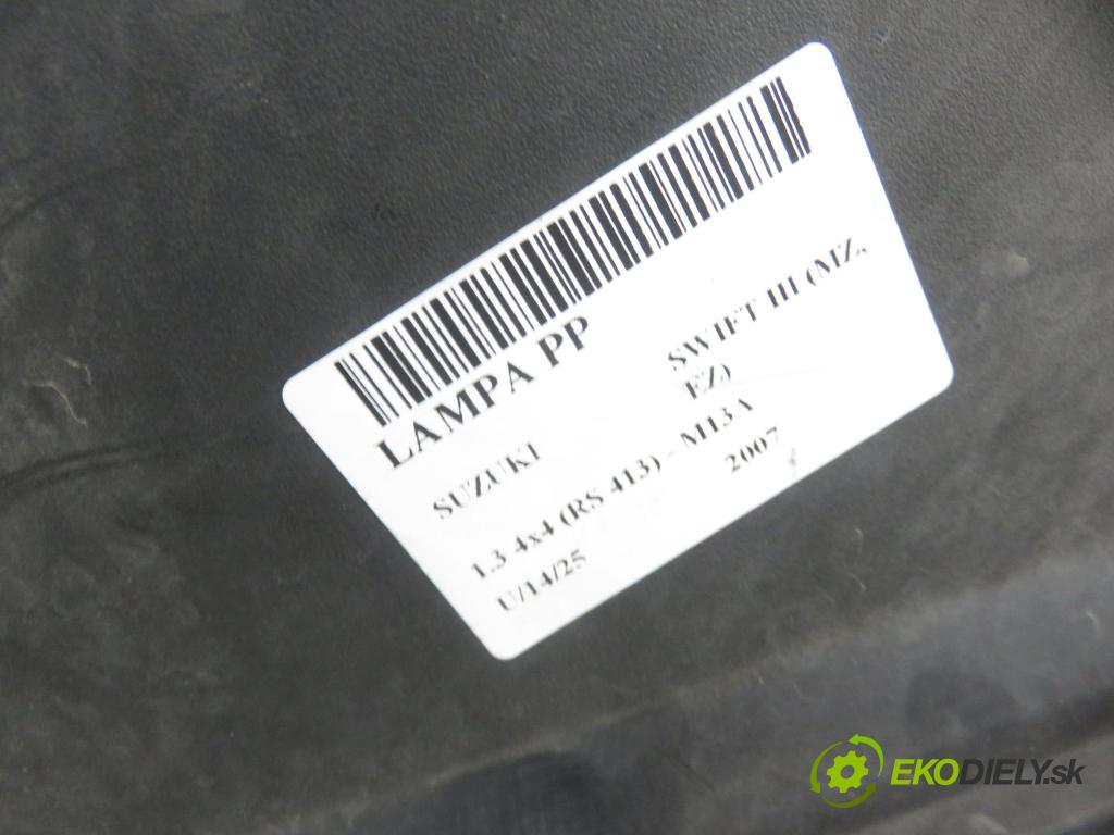 SUZUKI SWIFT III (MZ, EZ) HB 2007 0,00 1.3 4x4 (RS 413) - M13A 1328,00 světlo PP 
