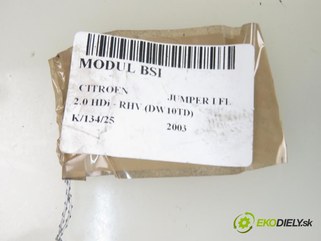 CITROEN JUMPER Skrzynia (244) FURGON 2003 62,00 2.0 HDi - RHV (DW10TD) 1997,00 MODUL BSI 1332043080