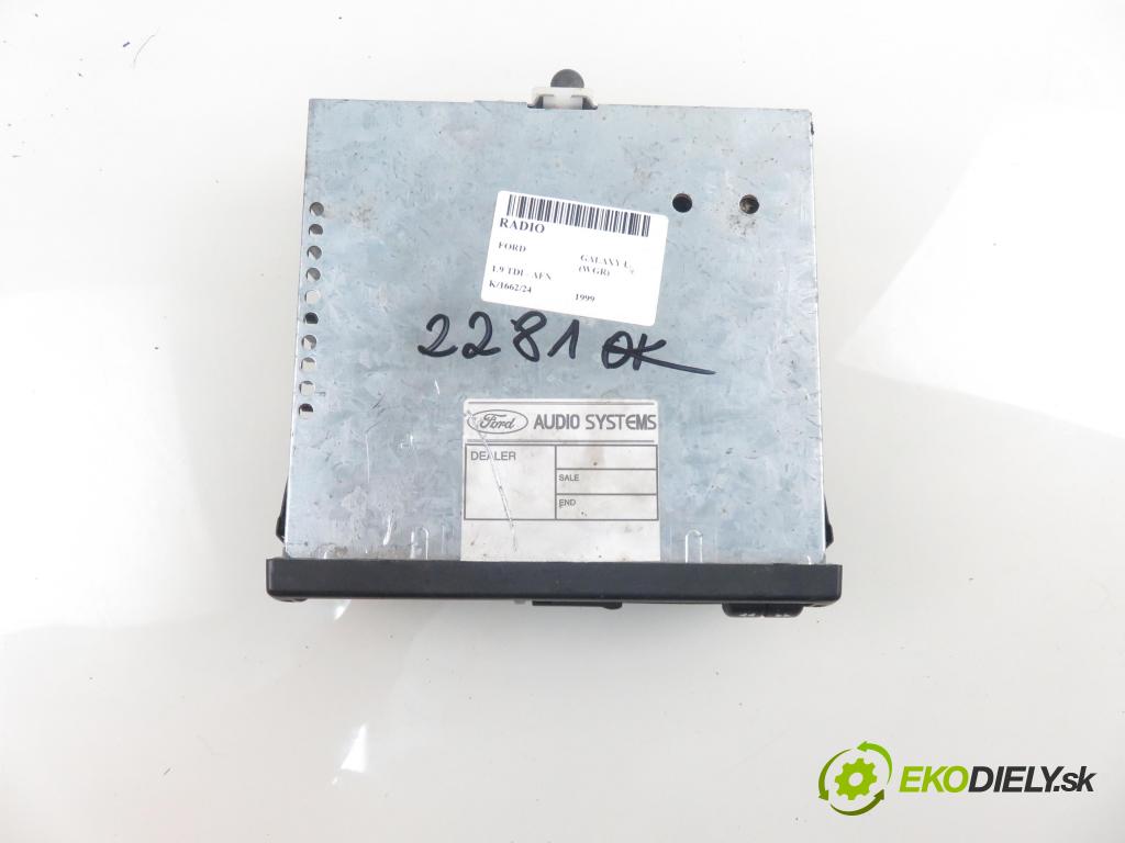 FORD GALAXY (WGR) MINIVAN 1999 81,00 1.9 TDI 110 - AFN 1896,00 RADIO Modul 95VW18K876JD
