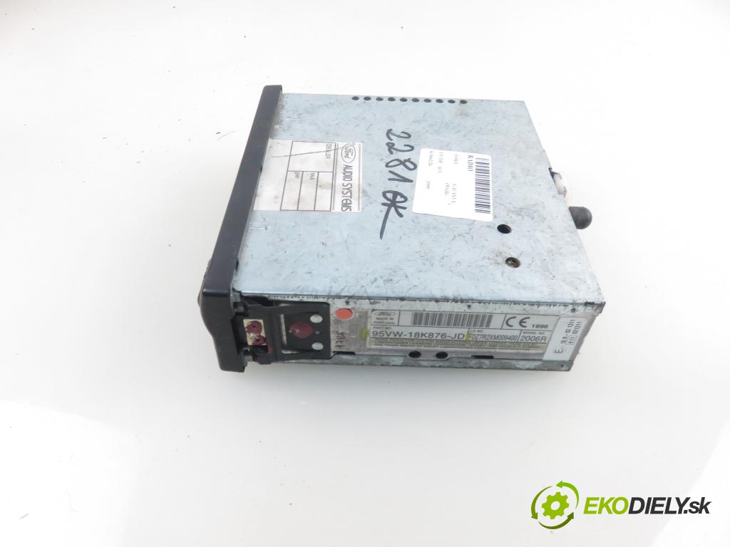 FORD GALAXY (WGR) MINIVAN 1999 81,00 1.9 TDI 110 - AFN 1896,00 RADIO Modul 95VW18K876JD
