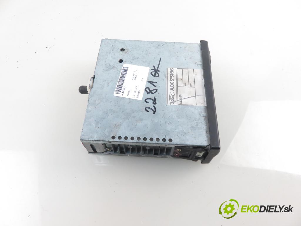 FORD GALAXY (WGR) MINIVAN 1999 81,00 1.9 TDI 110 - AFN 1896,00 RADIO Modul 95VW18K876JD