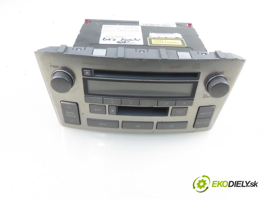 TOYOTA AVENSIS Kombi (_T25_) KOMBI 2003 95,00 1.8 (ZZT251_) - 1ZZ-FE 1794,00 RADIO 8612005080