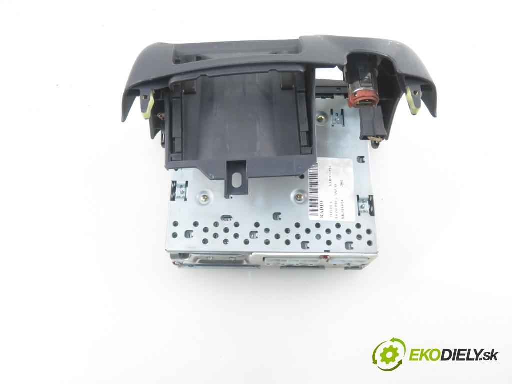 TOYOTA YARIS (_P1_) HB 2002 50,00 1.0 VVT- i 68 - 1SZ-FE 998,00 RADIO Modul 861200D011