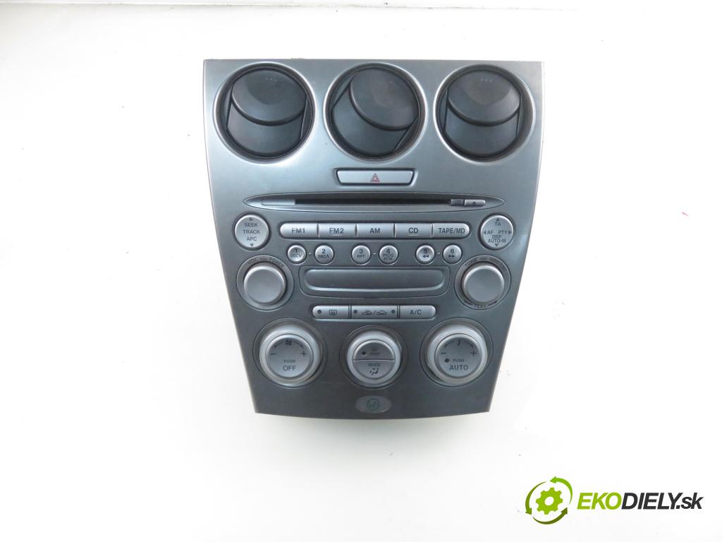 MAZDA 6 Station Wagon (GY) KOMBI 2005 89,00 2.0 DI 121 - RF5C 1998,00 RADIO