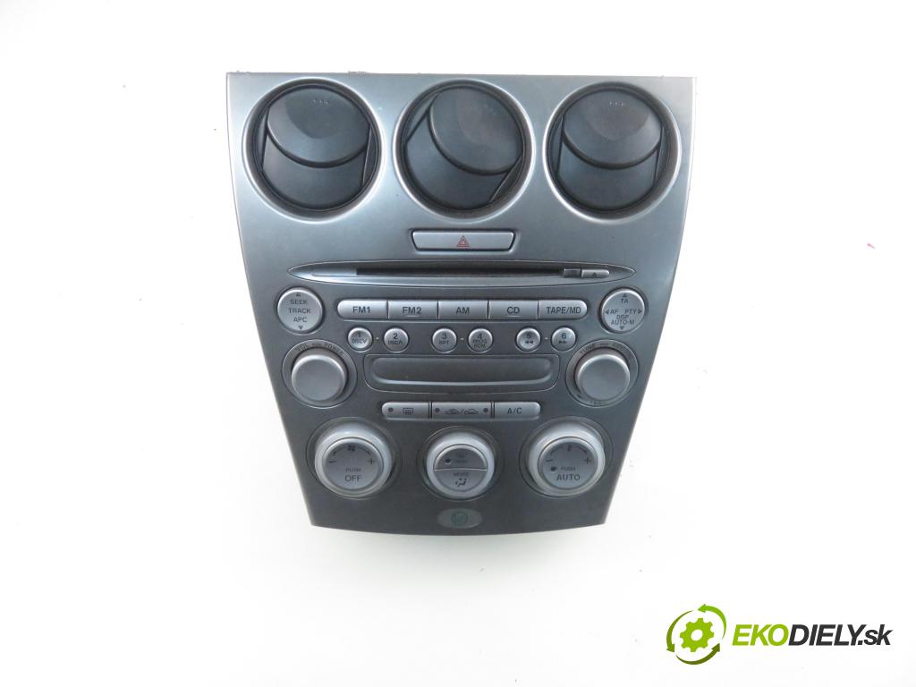 MAZDA 6 Station Wagon (GY) KOMBI 2005 89,00 2.0 DI 121 - RF5C 1998,00 RADIO