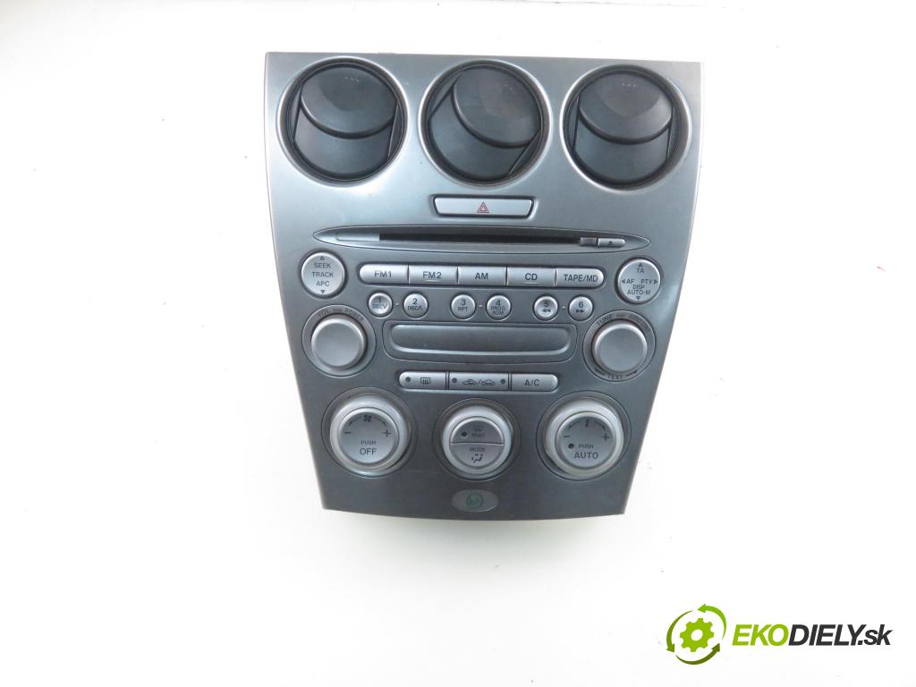 MAZDA 6 Station Wagon (GY) KOMBI 2005 89,00 2.0 DI 121 - RF5C 1998,00 RADIO