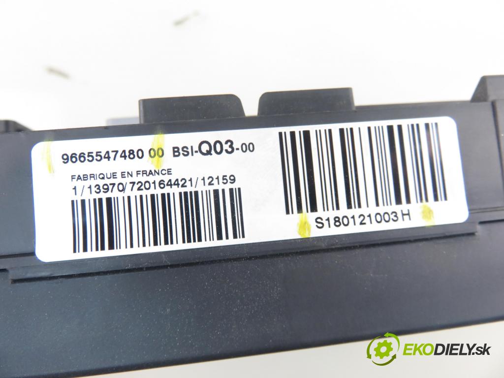 CITROEN C4 II (B7) HB 2012 68,00 1.6 HDi 8V - 9HP (DV6DTED) 1560,00 MODUL BSI S180121003H ; 9665547480