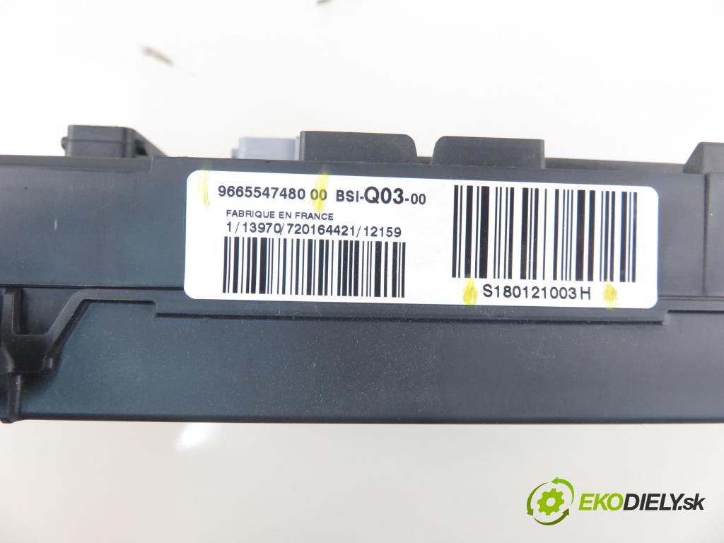 CITROEN C4 II (B7) HB 2012 68,00 1.6 HDi 8V - 9HP (DV6DTED) 1560,00 MODUL BSI S180121003H ; 9665547480
