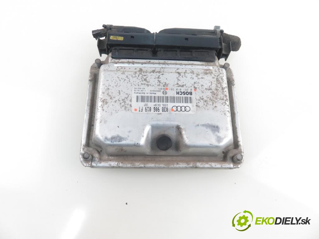 AUDI A3 (8L1) HB 2002 96,00 1.9 TDI PD 130 - ASZ 1896,00 Riadiaca jednotka Motor 038906019FT ; 0281010981