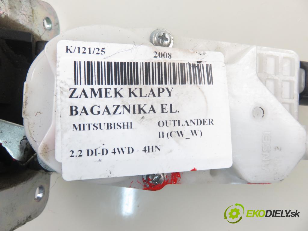 MITSUBISHI OUTLANDER II (CW_W) SUV 2008 115,00 2.2 DI-D 156 4WD - 4HN 2179,00 zámok dveří kufr EL. 