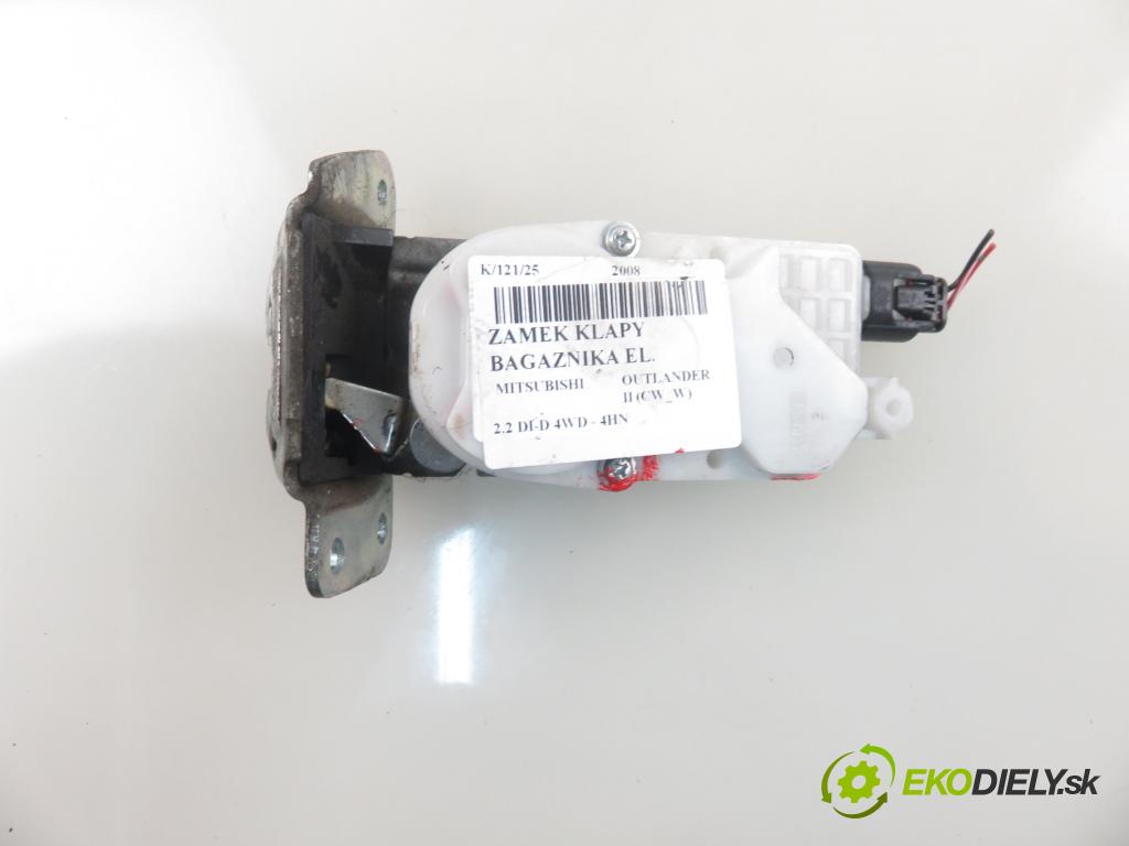 MITSUBISHI OUTLANDER II (CW_W) SUV 2008 115,00 2.2 DI-D 156 4WD - 4HN 2179,00 zámok dveří kufr EL.