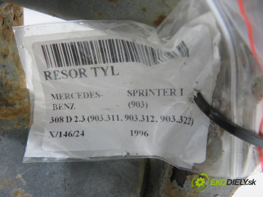 MERCEDES-BENZ SPRINTER 3-t Platforma / Podwozie (903) KABINA/PLATFORMA 1996 58,00 308 D 2.3 79 - OM 601.943 2299,00 Listové pero zadné