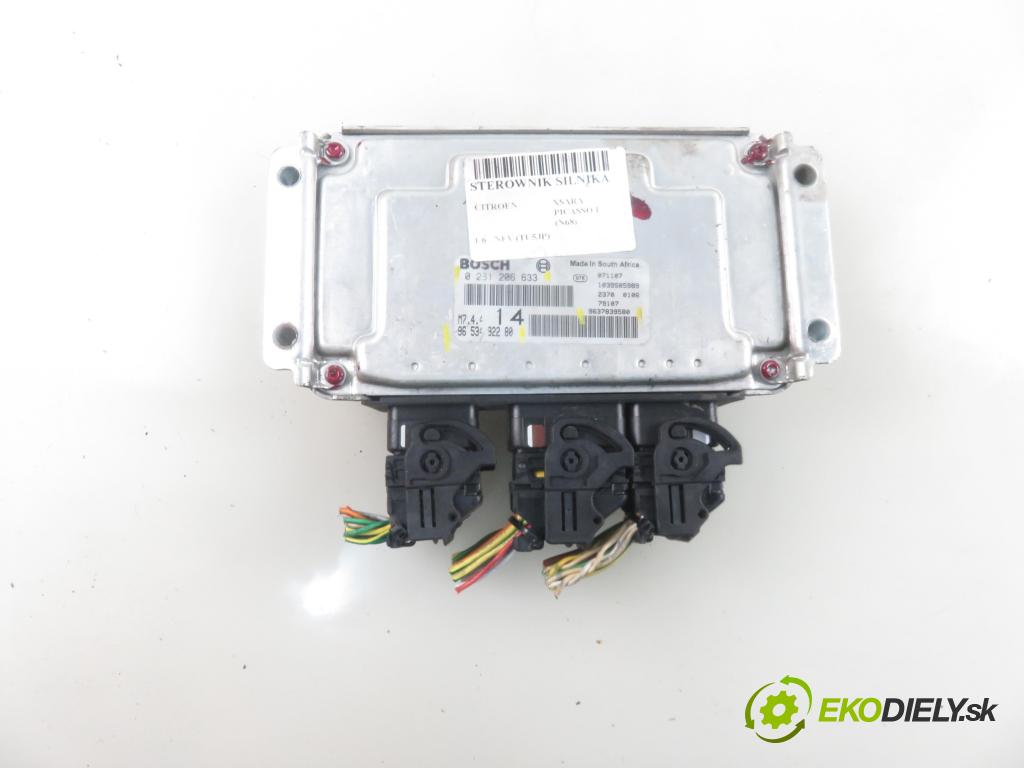 CITROEN XSARA PICASSO (N68) MINIVAN 2000 70,00 1.6 - NFV (TU5JP) 1587,00 Riadiaca jednotka Motor 9653492280 ; 0261206633 ; 9637839580
