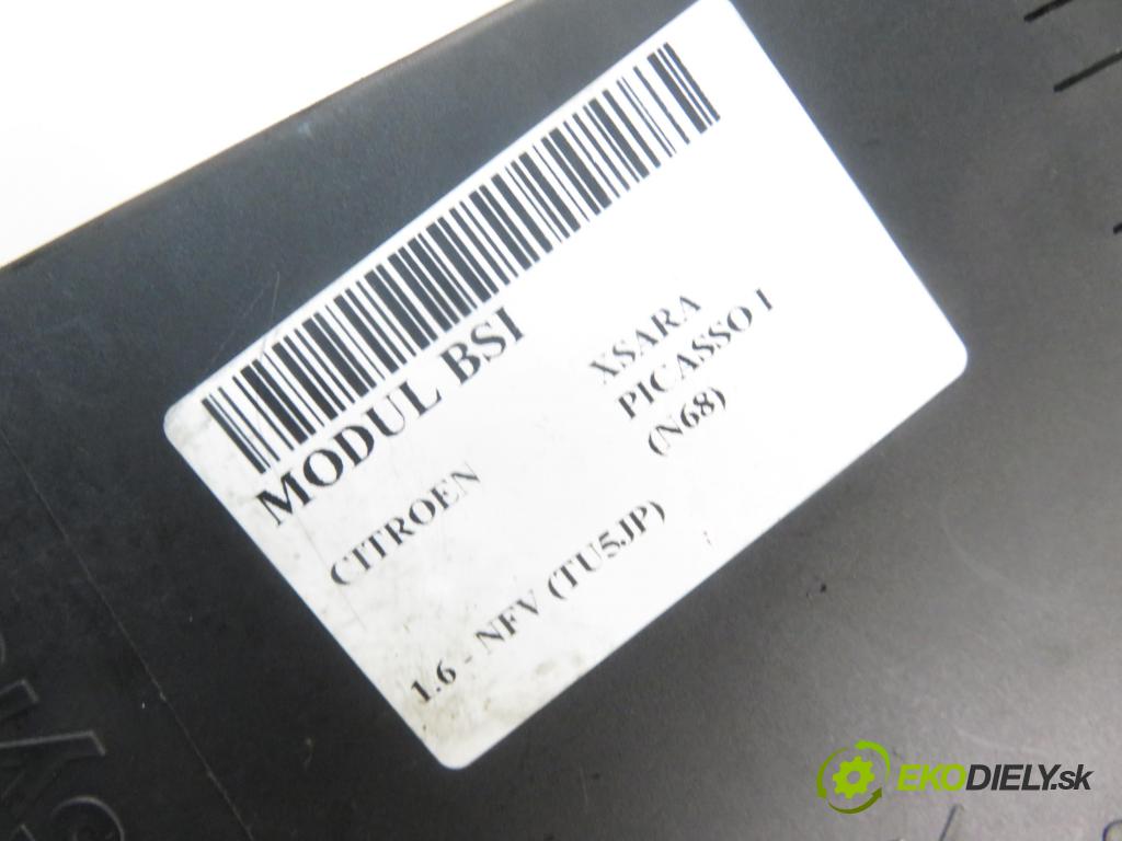 CITROEN XSARA PICASSO (N68) MINIVAN 2000 70,00 1.6 - NFV (TU5JP) 1587,00 MODUL BSI 9641427780