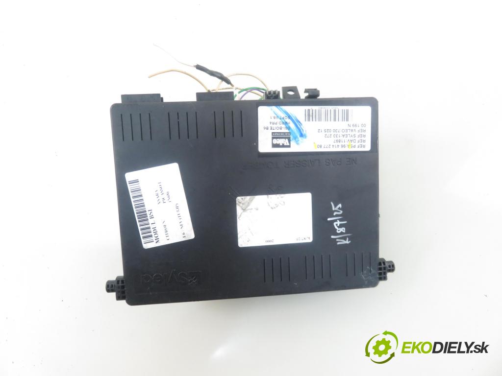 CITROEN XSARA PICASSO (N68) MINIVAN 2000 70,00 1.6 - NFV (TU5JP) 1587,00 MODUL BSI 9641427780