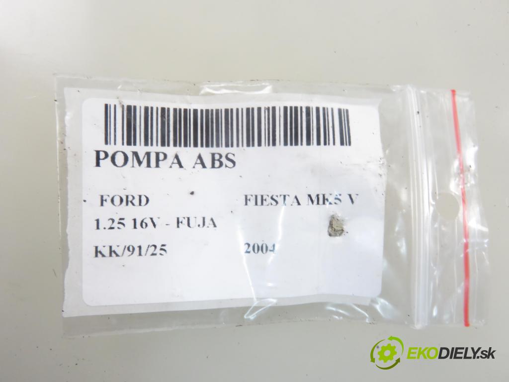 FORD FIESTA V (JH_, JD_) HB 2004 55,00 1.25 16V - FUJA 1242,00 Pumpa ABS 10096001063 ; 2S612M110CE ; 10020600934 (Pumpa ABS)