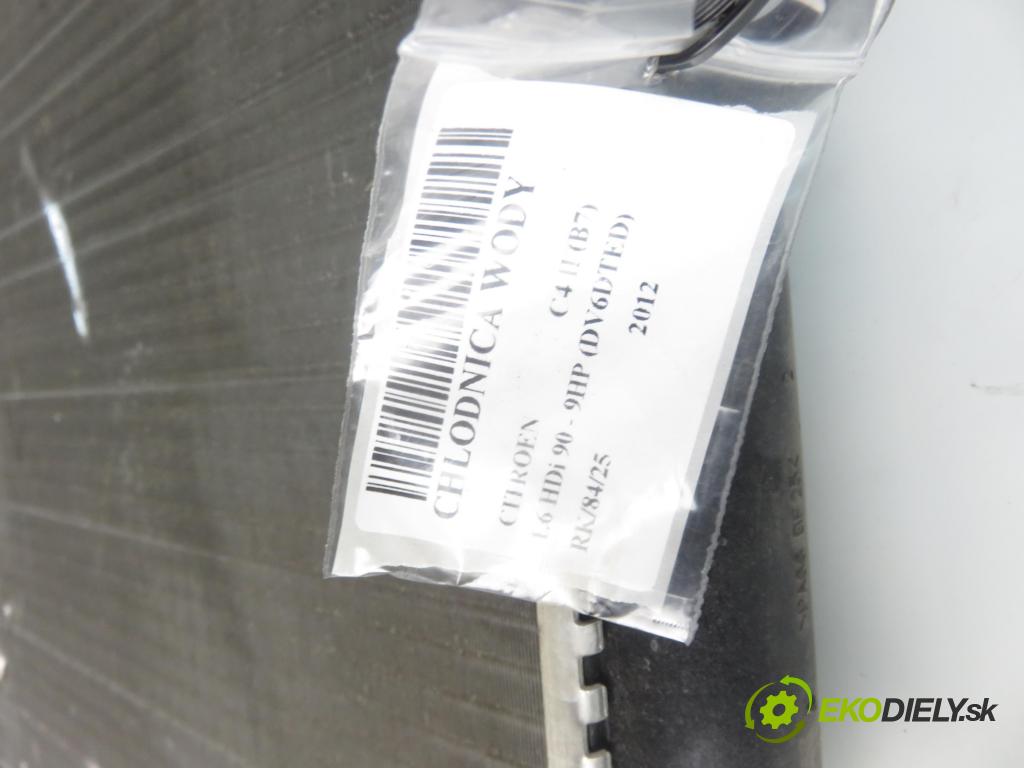 CITROEN C4 II (B7) HB 2012 68,00 1.6 HDi 8V - 9HP (DV6DTED) 1560,00 chladič vody