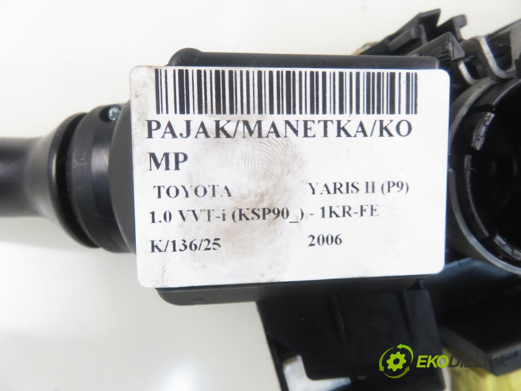 TOYOTA YARIS (_P9_) HB 2006 51,00 1.0 VVT-i (KSP90_) - 1KR-FE 998,00 páčka/prepínač 0D09117FG19