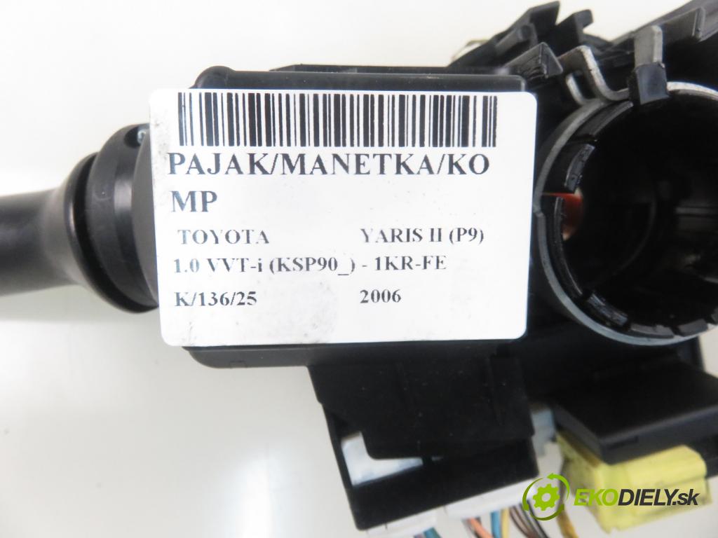 TOYOTA YARIS (_P9_) HB 2006 51,00 1.0 VVT-i (KSP90_) - 1KR-FE 998,00 páčka/prepínač 0D09117FG19