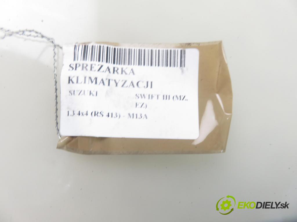 SUZUKI SWIFT III (MZ, EZ) HB 2007 0,00 1.3 4x4 (RS 413) - M13A 1328,00 KOMPRESOR: klimatizácie V08A1AA4AG ; 9520163JA1 (Kompresory klimatizácie)
