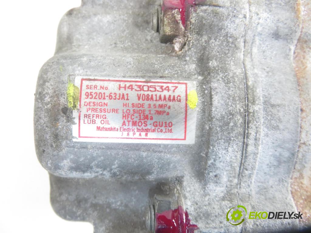 SUZUKI SWIFT III (MZ, EZ) HB 2007 0,00 1.3 4x4 (RS 413) - M13A 1328,00 KOMPRESOR: klimatizácie V08A1AA4AG ; 9520163JA1 (Kompresory klimatizácie)