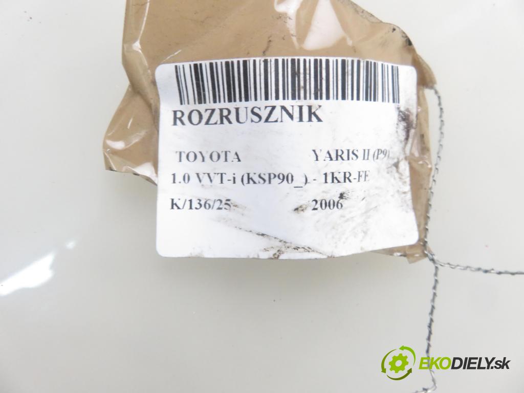 TOYOTA YARIS (_P9_) HB 2006 51,00 1.0 VVT-i (KSP90_) - 1KR-FE 998,00 Štartér  (Štartéry)