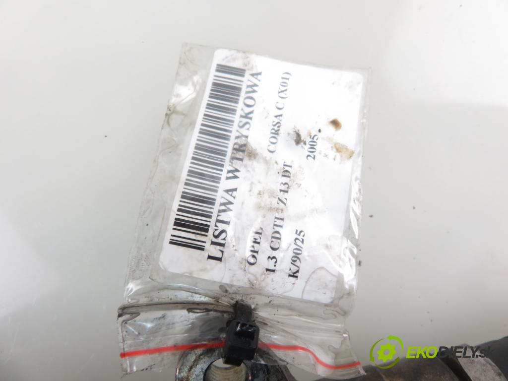 OPEL CORSA C (X01) HB 2005 51,00 1.3 CDTI - Z 13 DT 1248,00 Lišta vstrekovacia 0281002584 ; 46817523 ; 0445214044 (Vstrekovacie lišty)